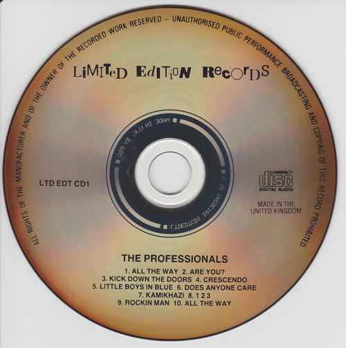 The Professionals Ltd Edition CD1